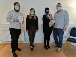 Our North East operation donated £1,000 to local charity, Anxious Minds