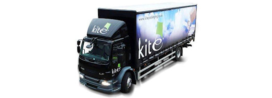 kite truck banner