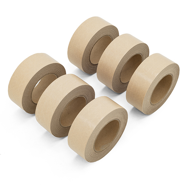 Brown Kraft Paper Packaging Tape - Strong Adhesive, 50m Length, 24mm/38mm/48mm Width Options