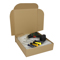 Brown postal boxes - 254x254x102mm (10x10x4 inches)  - Small