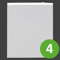 Zip lock bags frosted 250x300mm - Small