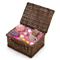 gift wicker hamper baskets medium shredded paper gifts new - Small
