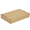 Brown postal boxes - 180x120x30mm (7x4.75x1.25 inches) - pack of 50