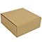 Brown postal boxes - 254x254x76mm (10x10x3 inches) - pack of 50