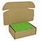 Brown postal boxes - 290x208x95mm (11.5x8.25x3.75 inches) - pack of 50
