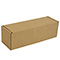 Brown postal boxes - 340x110x110mm (13.25x4.25x4.25 inches) - pack of 50