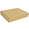 Brown postal boxes - 426x342x74mm (16.75x13.5x3 inches) - pack of 50