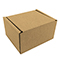 Brown postal boxes - 152x127x95mm (6x5x3.75 inches) - pack of 50