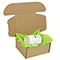 Brown postal boxes - 160x150x75mm (6.25x6x3 inches) - pack of 50