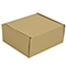 Brown postal boxes - 160x150x75mm (6.25x6x3 inches) - pack of 50