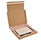 Brown postal boxes - 240x210x19mm (9.5x8.25x0.75 inches) - pack of 50
