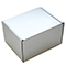 White postal boxes - 152x127x95 mm (6x5x3.75 inches) - pack of 50