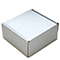 White postal boxes - 160x150x75 mm (6.25x6x3 inches) - pack of 50