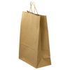 twist handle paper carrier bags brown large 2 - Thumbnail