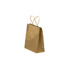twist handle paper carrier bags brown small 2 - Thumbnail