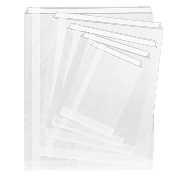 Glassine Paper Bags Peel & Seal Envelopes Kite Packaging