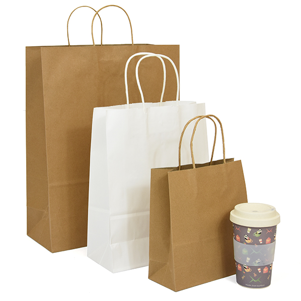 Twist Handle Paper Carrier Bags | Kite Packaging