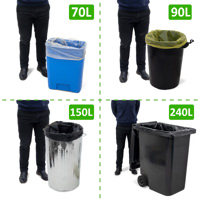 combined human reference refuse sacks - Medium