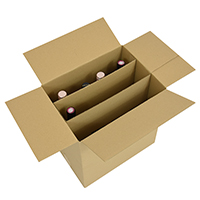 Wine Bottle Boxes With Cardboard Dividers | Kite Packaging