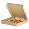 open pizza box with pizza inside  - Small