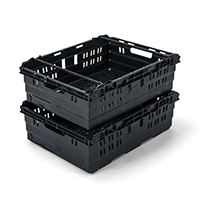 Bale arm crates