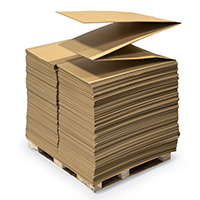 Cardboard fanfold