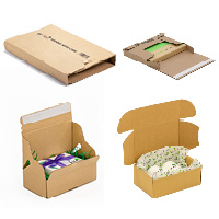 Mixed pallet of postal boxes