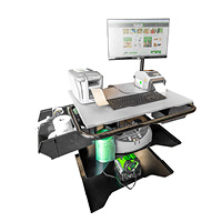 Mobile rechargeable workstation