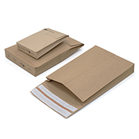 Returnable paper mailing bags