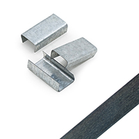 Steel strapping seals