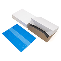 Wax lined boxes for food