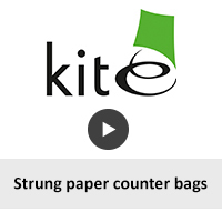 strung counter paper bags